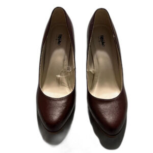 Mossimo Women's Size 9 Burgundy high heels shoes New 2000's Y2k footwear